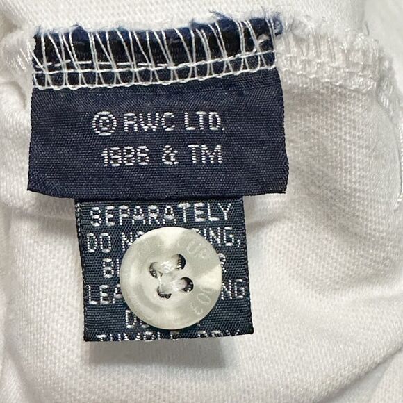 England Rugby Shirt Jersey Polo Line 7 IRB World Cup 2003 Mens Size Large Vtg - Picture 10 of 10